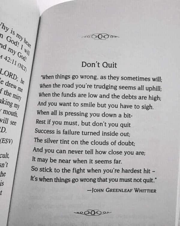 Don't Quit
